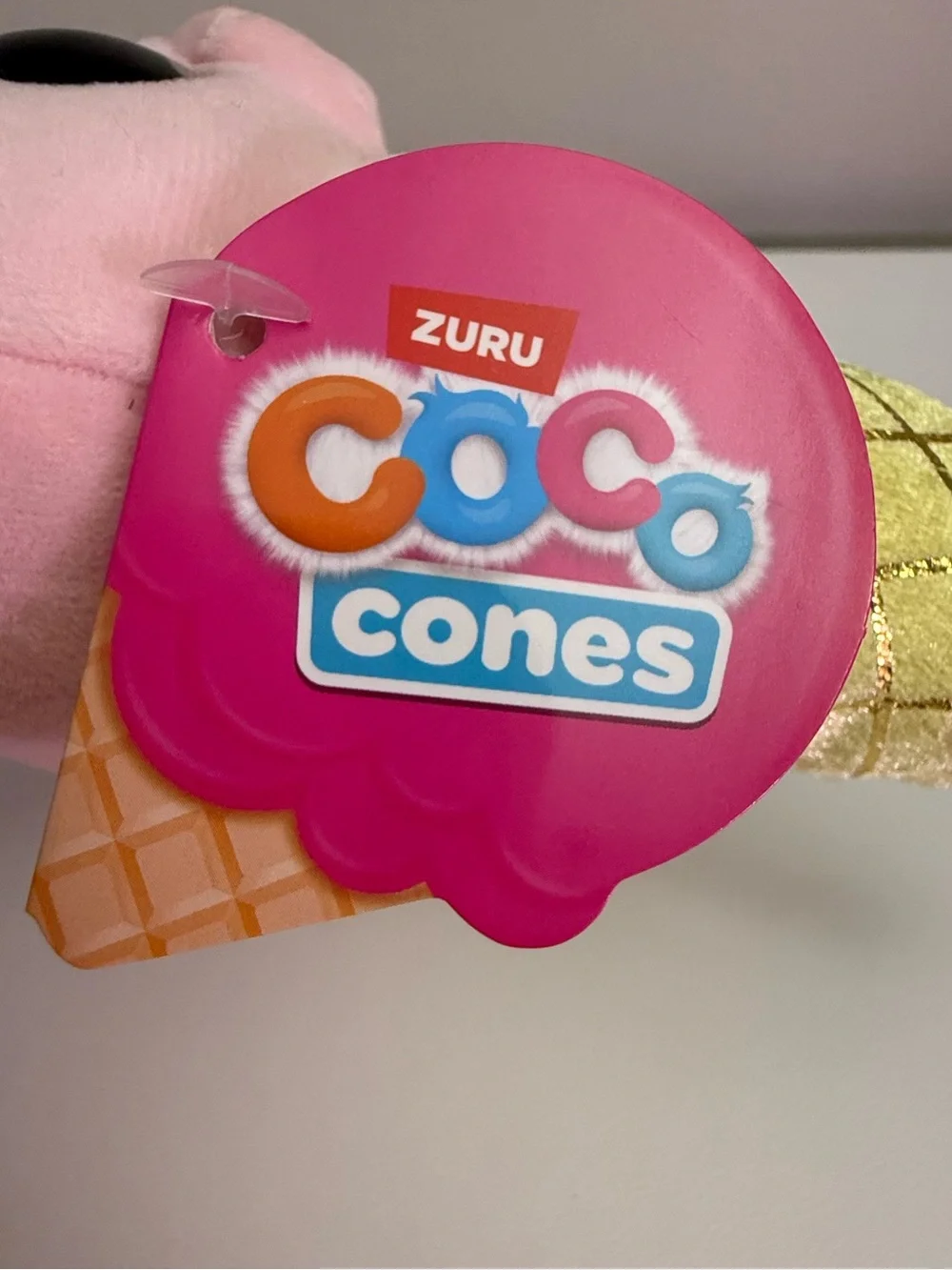 ZURU Coco Cones Mallow the Bunny Ice Cream Plush Glitter Eyes 5